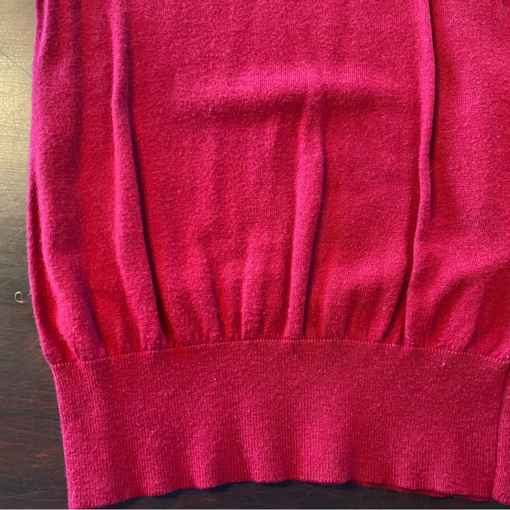 Express Red Knit Top - Picture 4 of 5